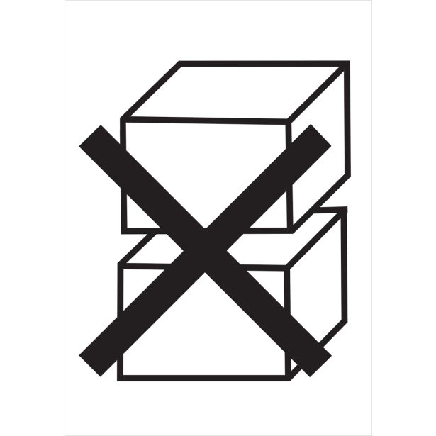 OPOZORILNI ZNAK WALTECO NE NAKLADATI V VIŠINO