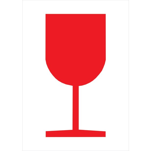 OPOZORILNI ZNAK WALTECO POZOR LOMLJIVO