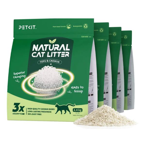 OPREMA ZA MAČKE PETKIT NATURAL CAT LITTER KPL NARAVNE MAČJE STELJE