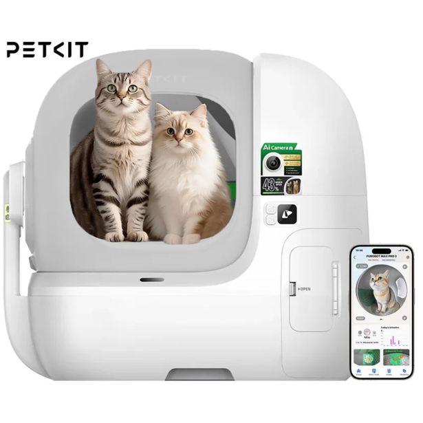 OPREMA ZA MAČKE PETKIT PUROBOT MAX PRO 2 PAMETNO MAČJE STRANIŠČE