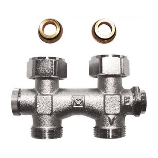 OPREMA ZA RADIATOR HERZ PRIKLJUČEK ENOC. RAVNI 19.05-12.7 MM (3/4-1/2)