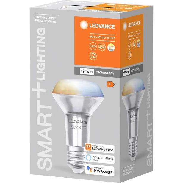 OPREMA ZA SMART SVETILA LEDVANCE R63 60 4.7W TW E27 SMART WIFI