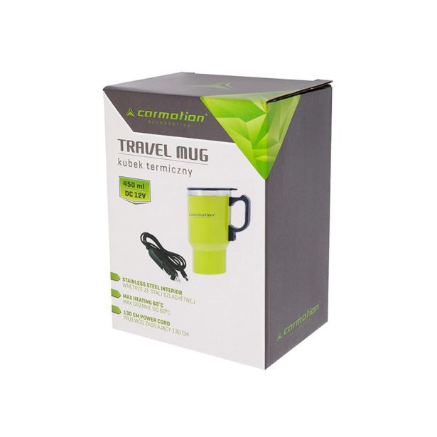 OPREMA ZA VOZILA CARMOTION TERMO VRČEK 12V 450ML