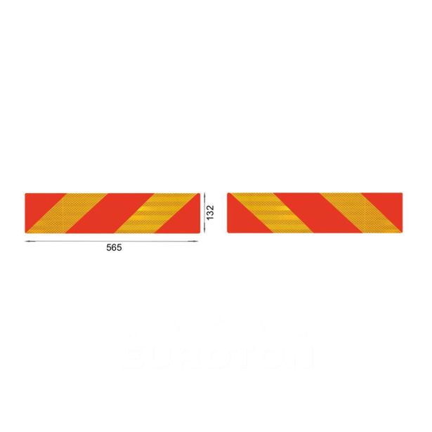 OPREMA ZA VOZILA TABLA ODSEVNA ZA OZNAČ. KAMIONA 2X 423X4223MM