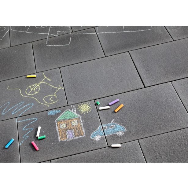 BETONSKA PLOŠČA ZOBEC OPTIMO IMPREGNIRANA 40X60X4.2 CM ČRNA