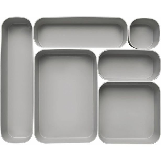 SHRANJEVANJE PRIBORA CURVER 6 DELNI SET ORGANIZATOR INFINITY SIV
