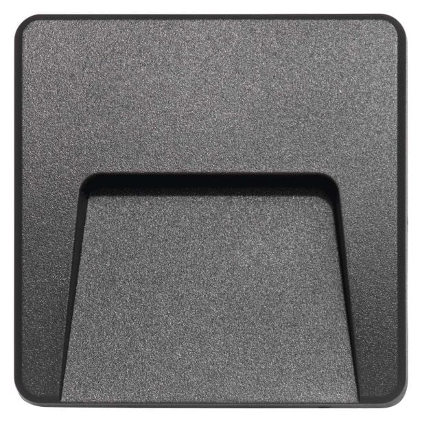 STENSKA VRTNA SVETILKA EMOS ORIENTACIJSKA 3W NW KVADRATNA, ANTRACIT