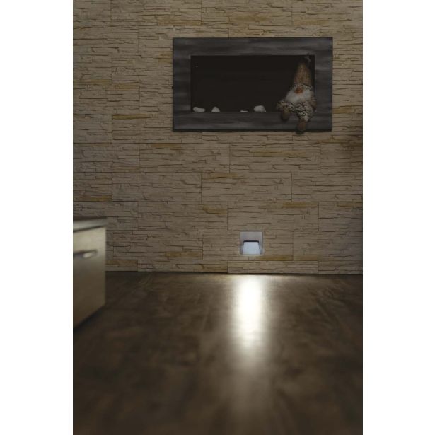 STENSKA VRTNA SVETILKA EMOS ORIENTACIJSKA 3W NW KVADRATNA, ANTRACIT