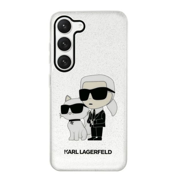 ORIGINALEN KARL LAGERFELD OVITEK IPHONE 13 6.1 - GLITTER IML NFT FULL BODIES-PROZOREN OVITEK Z BLEŠČICAMI - KLHCP13MHNKCTGT