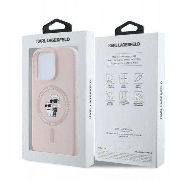SILIKONSKI OVITEK MAGSAFE IPHONE 16 PRO MAX - ORIGINALEN KARL LAGERFELD