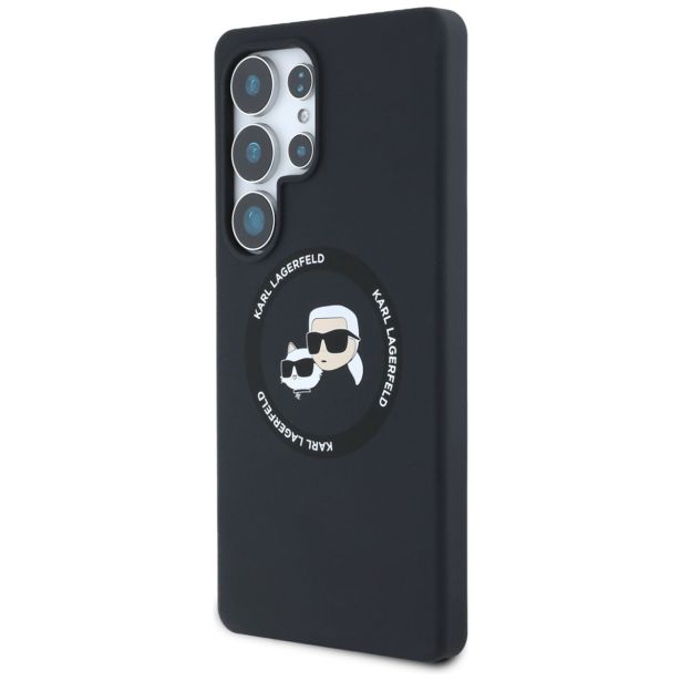 ORIGINALEN KARL LAGERFELD OVITEK MAGSAFE SAMSUNG GALAXY S25 ULTRA 5G - HEADS - ČRN - KLHMS25LSKCHTCK