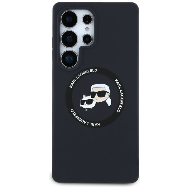 ORIGINALEN KARL LAGERFELD OVITEK MAGSAFE SAMSUNG GALAXY S25 ULTRA 5G - HEADS - ČRN - KLHMS25LSKCHTCK