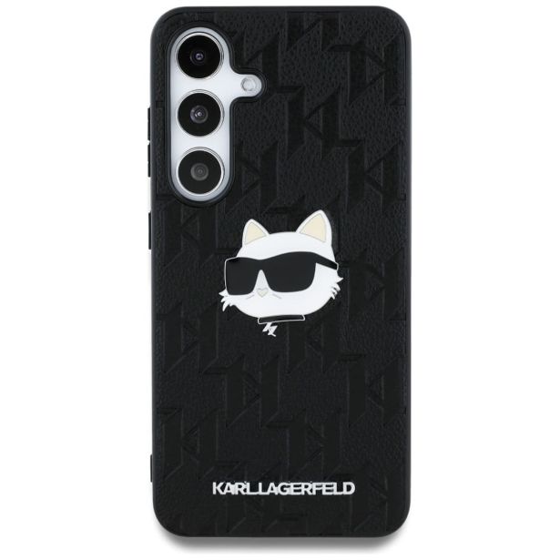 OVITEK ZA TELEFON SAMSUNG GALAXY S25 PLUS 5G ORIGINALEN KARL LAGERFELD - ČRNA ZAŠČITA