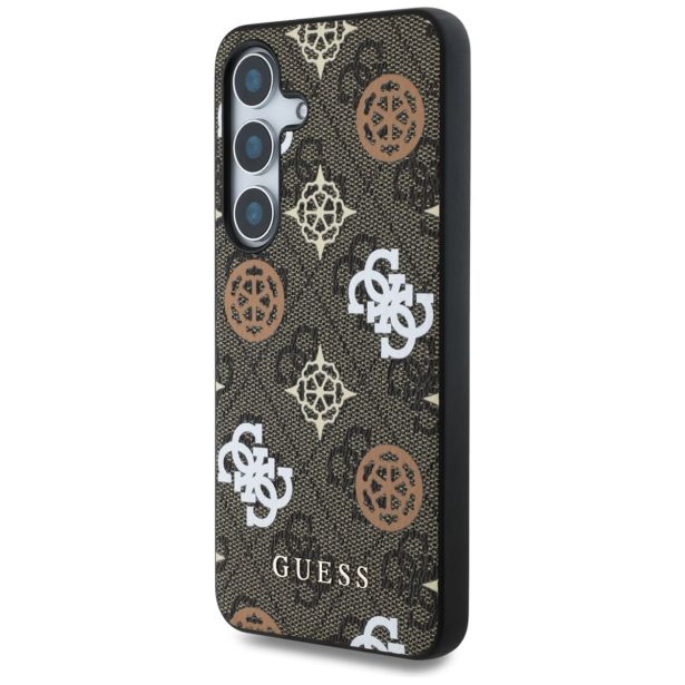 ORIGINALNI GUESS OVITEK GUHMS25SP4PWPW ZA SAMSUNG GALAXY S25 5G - MAGSAFE - STAMP - PU - RJAV