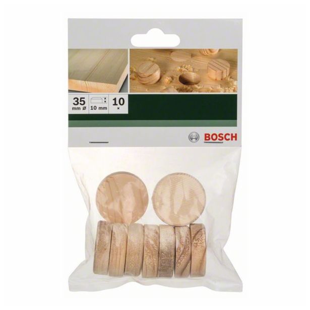 ORODJE MIZARSKO, PRIPRAVE BOSCH LESENI ČEP FI 35MM 10 KOS