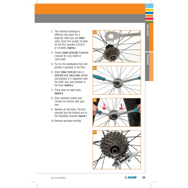 ORODJE ZA MEHANIKE UNIOR KOLESARSKI PRIROČNIK #1 ART. KAT.BIKEBOOK1