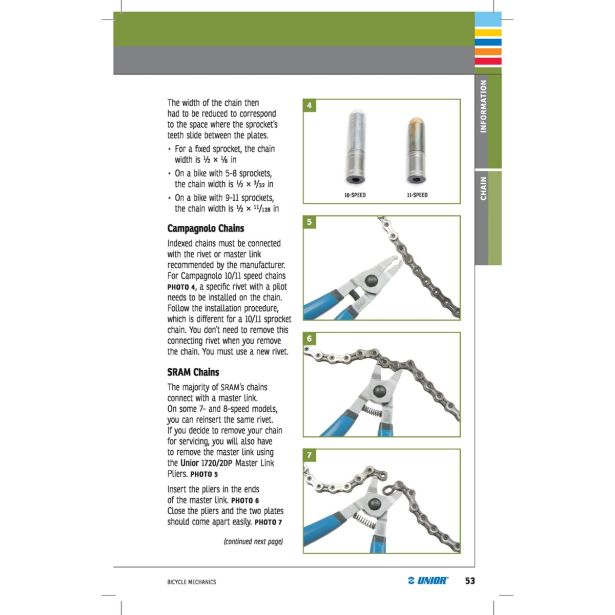 ORODJE ZA MEHANIKE UNIOR KOLESARSKI PRIROČNIK #2 ART. KAT.BIKEBOOK2