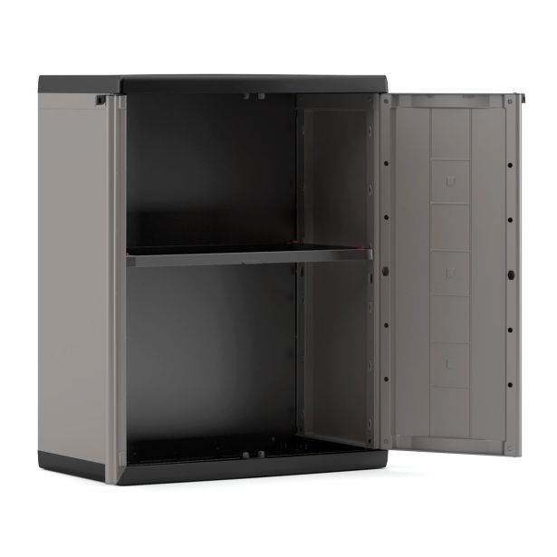 ORODNA OMARA-KRILNA VRATA KETER PVC, 1 POLICA 15KG/POLICO 68X85X39CM