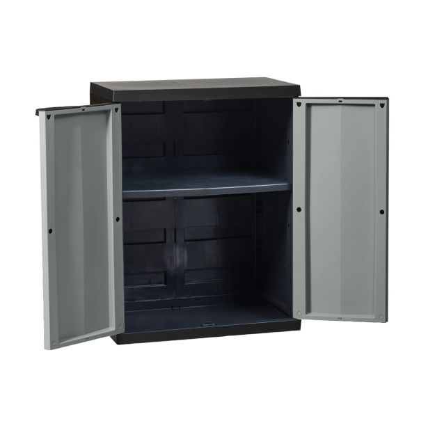 ORODNA OMARA-KRILNA VRATA PVC, 1 POLICA 65X37X85 CM