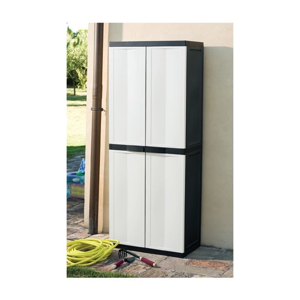 ORODNA OMARA-KRILNA VRATA PVC, 3 POLICE 65X37X165 CM