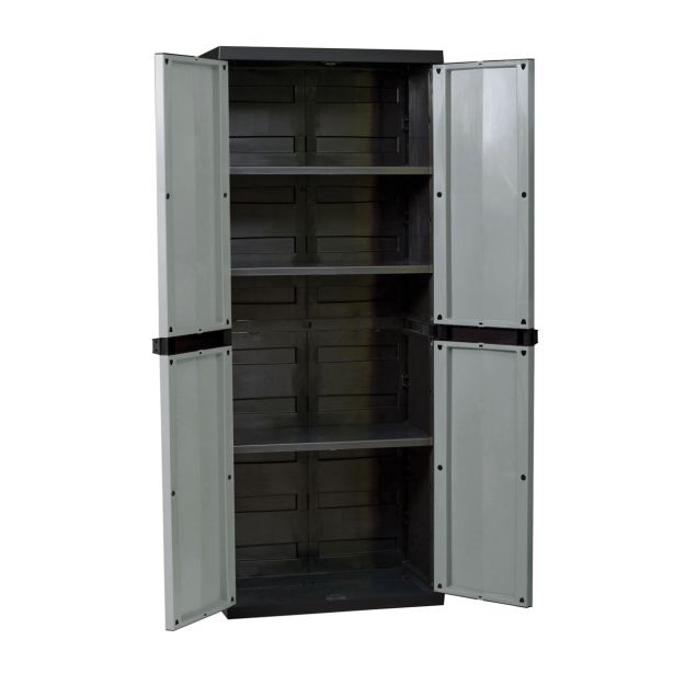 ORODNA OMARA-KRILNA VRATA PVC, 3 POLICE 65X37X165 CM