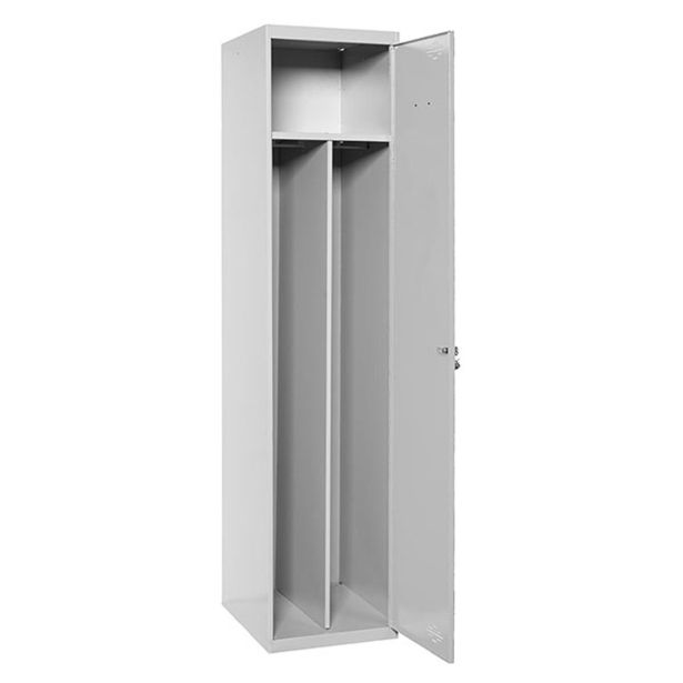 GARDEROBNA OMARA SIMONRACK 180X40X50 CM 1P/25KG SIVA RAL 7035