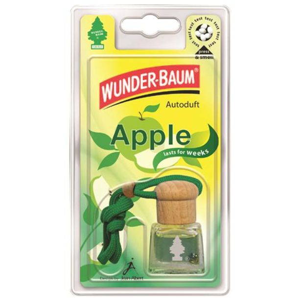 OSVEŽILEC ZRAKA WUNDER BAUM V STEKLENIČKI JABOLKO 4.5 ML