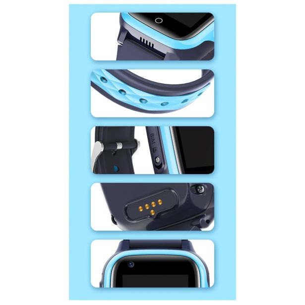 OTROŠKA PAMETNA URA MOYE BAMBINO 4G ČRNO MODRA