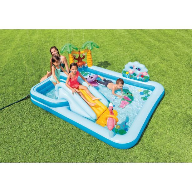 OTROŠKI BAZEN INTEX IGRALNI CENTER JUNGLE 257X216X84 CM