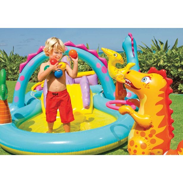 OTROŠKI BAZEN INTEX VODNI CENTER DINOLAND 333X229X112 CM