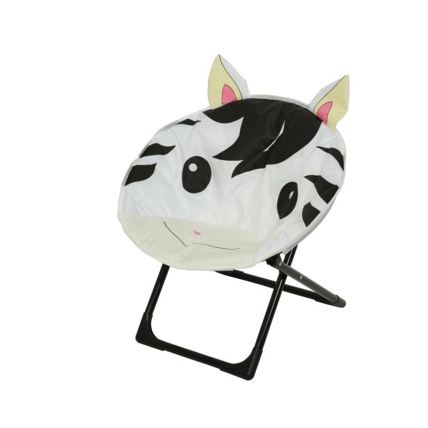 OTROŠKI KAMP STOL DECORIS OTROŠKI, ZEBRA 52X42X48 CM