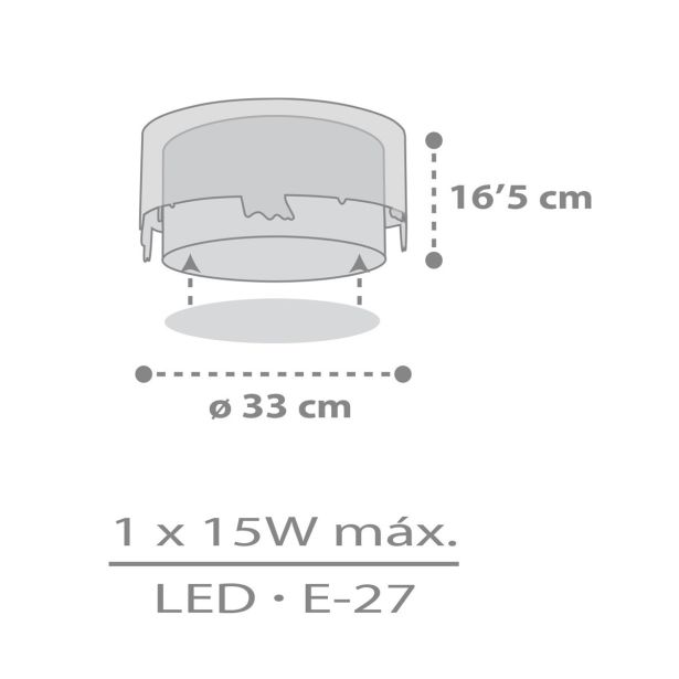 OTROŠKO SVETILO DALBER STROPNO JELENČEK