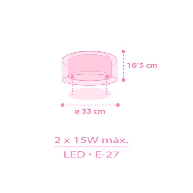 OTROŠKO SVETILO DALBER STROPNO SAMOROGI