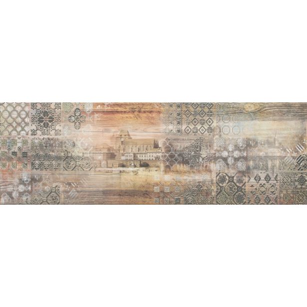 STENSKA PLOŠČICA CERAMICA KONSKIE OTTAVIO 3 INSERTO 25X75 DEKOR