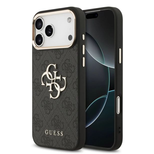 GUESS GUHCP17X4GMGCGR OVITEK ZA IPHONE 17 PRO MAX - ČRN
