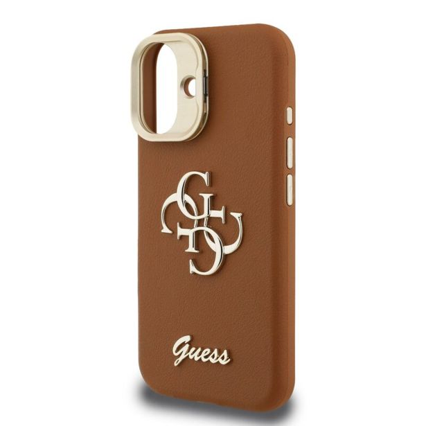 GUESS CAM STAND GUHCP16XPCS4GSW OVITEK ZA IPHONE 16 PRO MAX S STOJALOM - RJAV