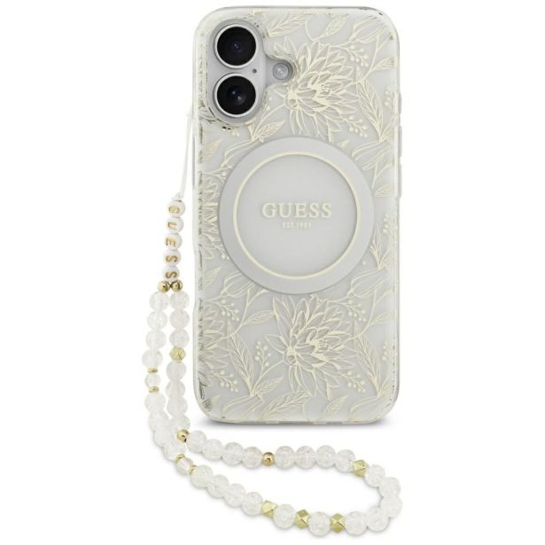 ORIGINALNI GUESS OVITEK ZA IPHONE 17 - MAGSAFE - FLOWERS ELECTRO - GUHMP17SHCPOFPH
