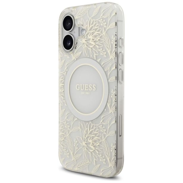 ORIGINALNI GUESS OVITEK ZA IPHONE 17 - MAGSAFE - FLOWERS ELECTRO - GUHMP17SHCPOFPH