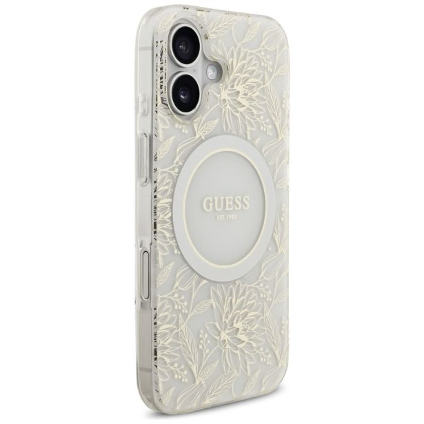 ORIGINALNI GUESS OVITEK ZA IPHONE 17 - MAGSAFE - FLOWERS ELECTRO - GUHMP17SHCPOFPH