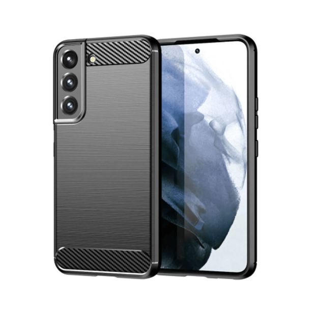 SILIKONSKI OVITEK ZA SAMSUNG GALAXY A17 - MAT CARBON ČRN