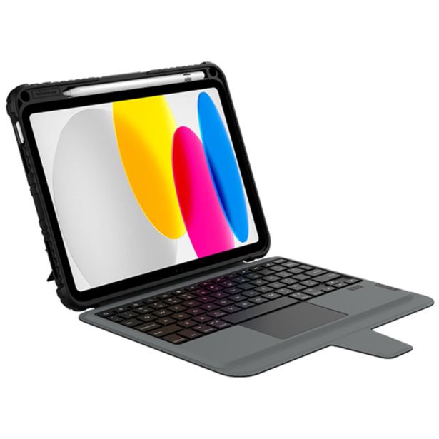 NILLKIN CASE BUMPER S TIPKOVNICO ZA APPLE IPAD 10,9 INCH 2022, 11 INCH 2025 - ČRN