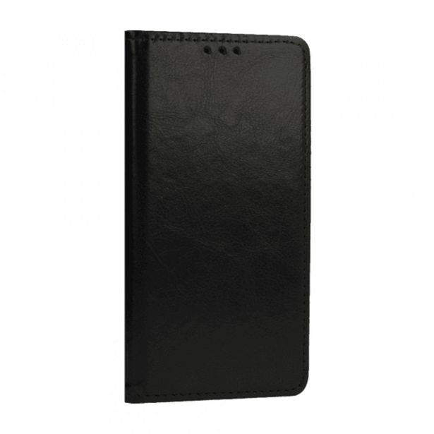 SPECIAL USNJENA PREKLOPNA TORBICA ZA SAMSUNG GALAXY A17 - ČRNA