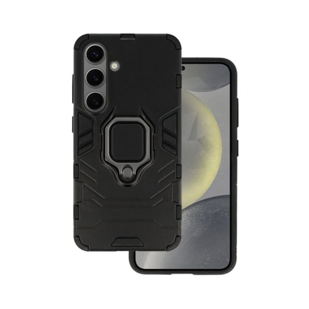 SILIKONSKI OVITEK ARMOR RING ZA SAMSUNG GALAXY S24 5G - ČRN