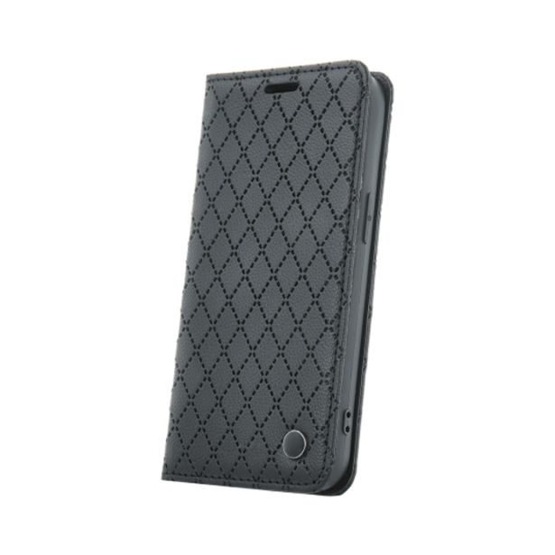 ONASI PREKLOPNA TORBICA KARO ZA SAMSUNG GALAXY S25 FE - ČRN