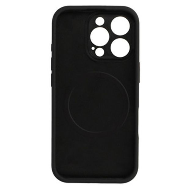 MAT LIQUID SILIKONSKI OVITEK Z MAGSAFE ZA IPHONE 16 PRO - ČRN