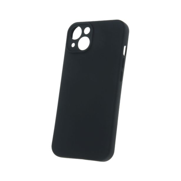 SILIKONSKI OVITEK ZA IPHONE 17 PRO MAX - MAT LIQUID - ČRN