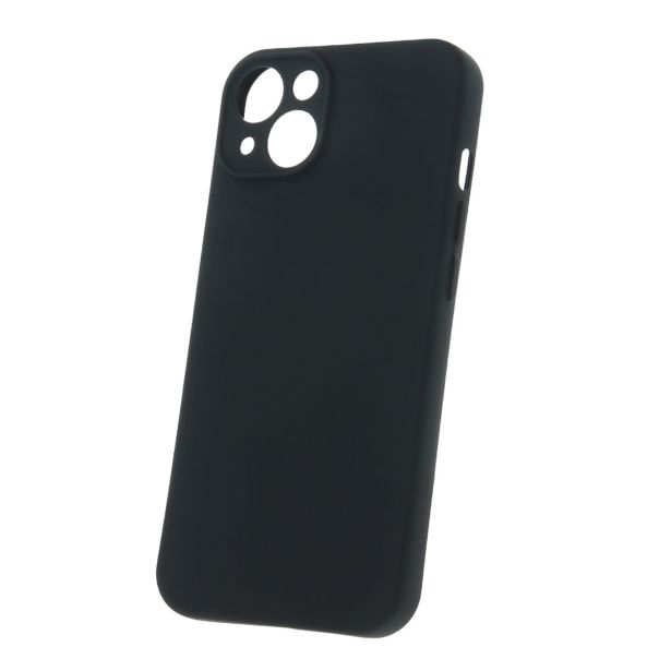 SILIKONSKI OVITEK ZA IPHONE 17 PRO MAX - MAT LIQUID - ČRN