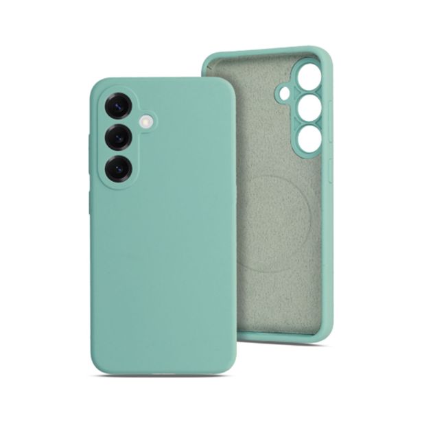 MAT LIQUID SILIKONSKI OVITEK Z MAGSAFE ZA SAMSUNG GALAXY S25 EDGE - MINT