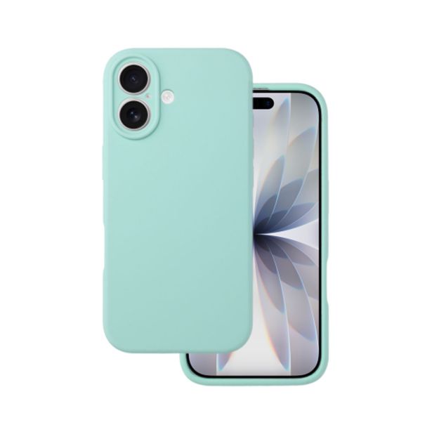SILIKONSKI OVITEK ZA IPHONE 17 - MAT LIQUID MINT