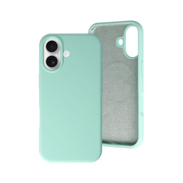 RAINBOW LIQUID SILIKONSKI OVITEK Z MAGSAFE ZA IPHONE 17 - MINT